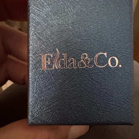 Elda &Co sterling Silver Heart Necklace .925 with Love you to the moon and back - Picture 4 of 6